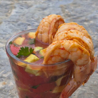 Grilled Shrimp Cocktail Salad